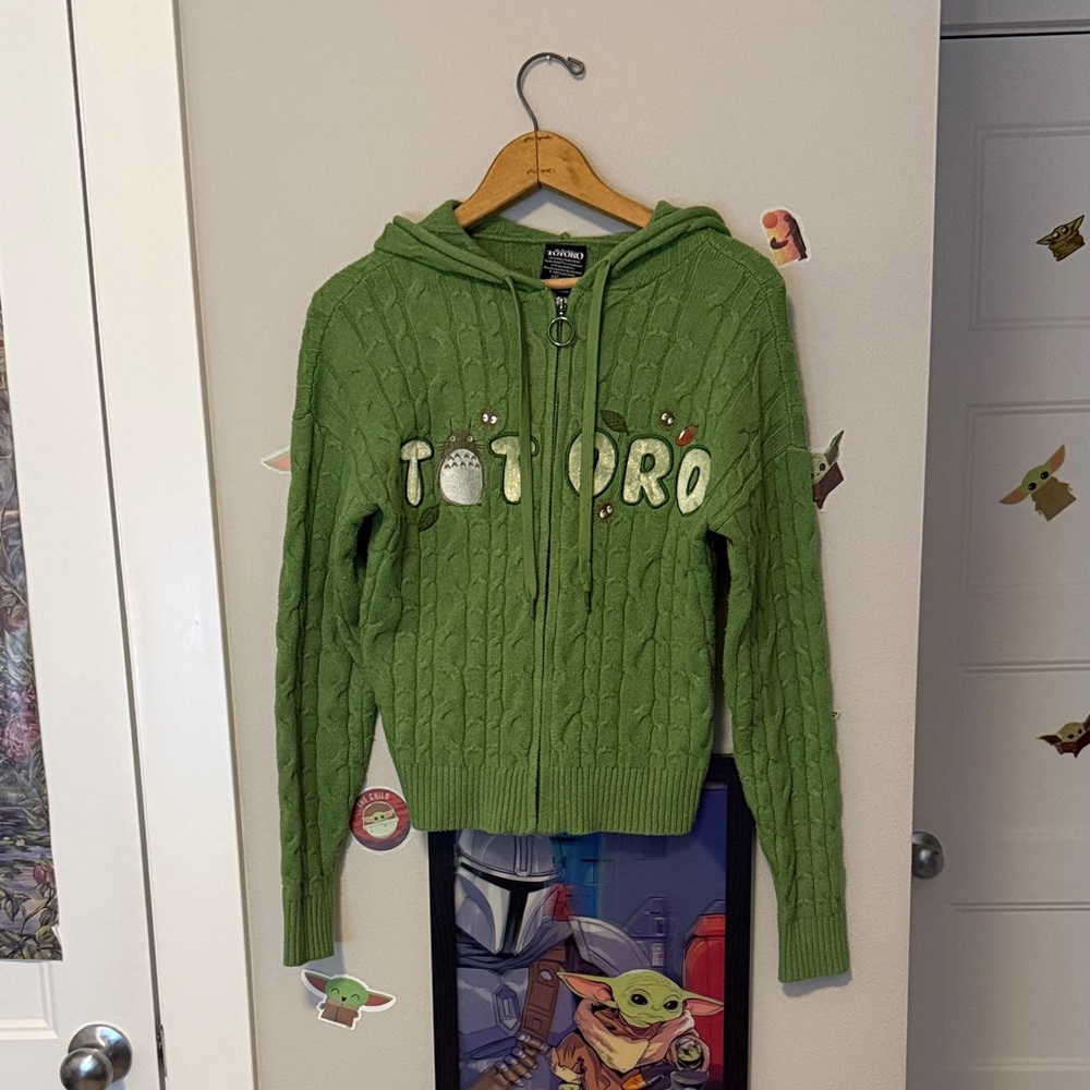 Her Universe Green Totoro Hoodie